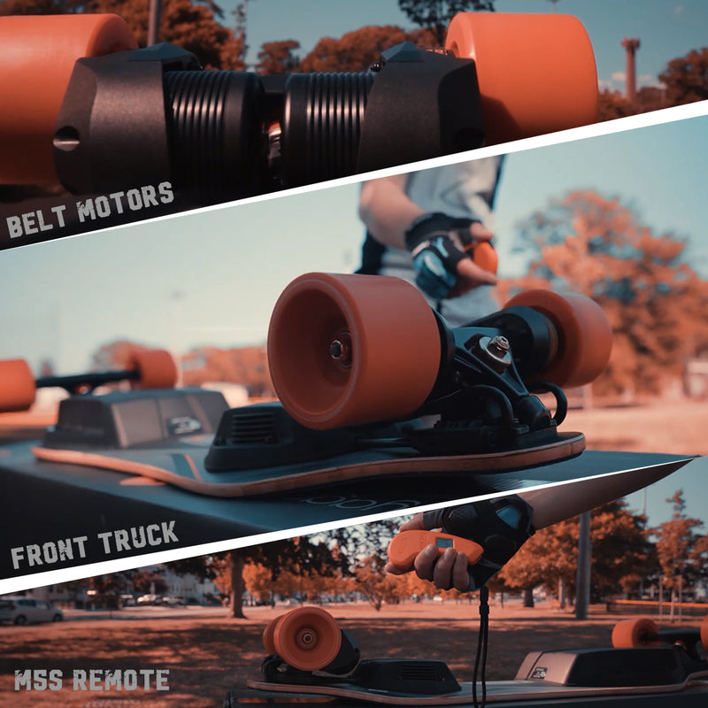 electric longboard skateboard