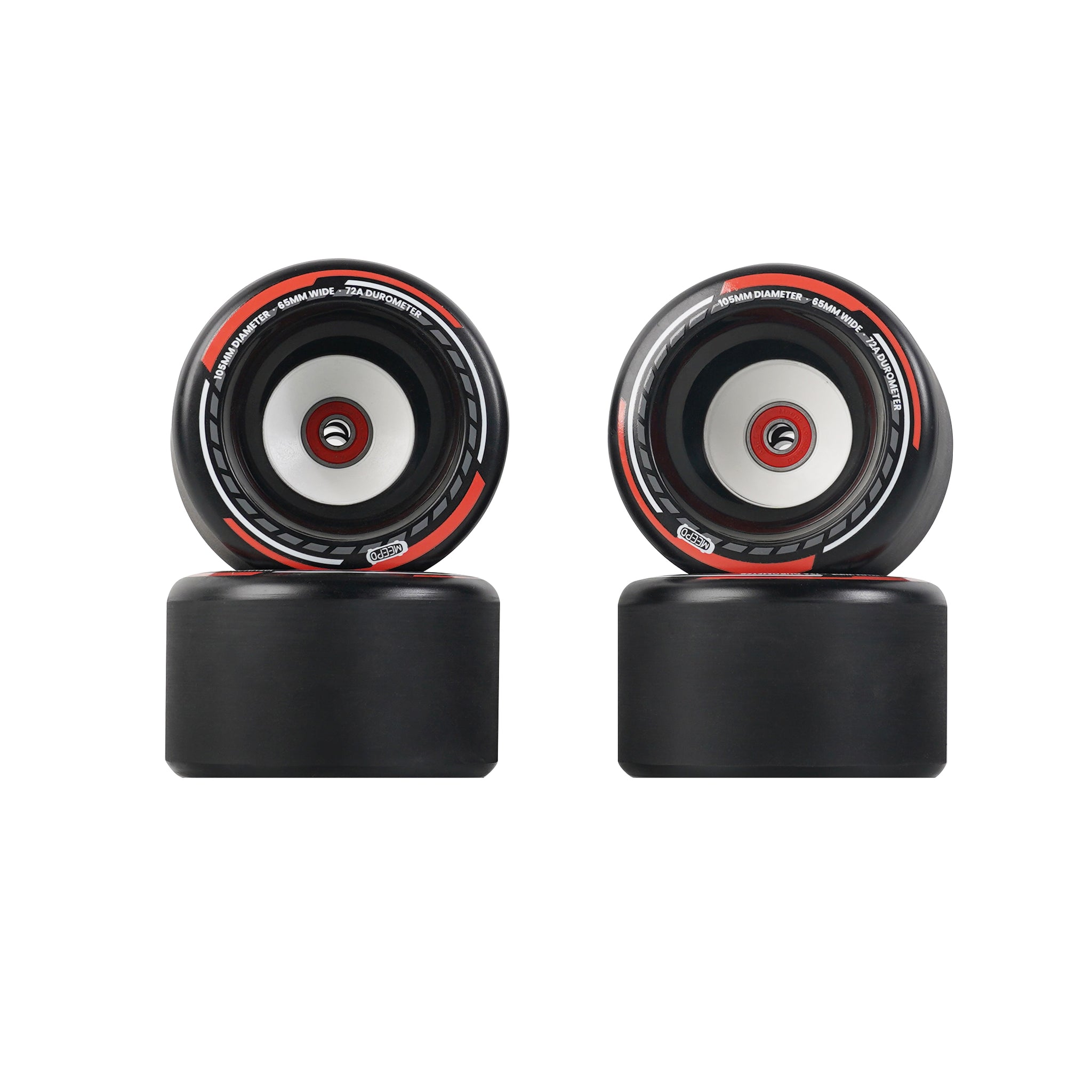 Meepo Cyclone 105s wheels Set - Next-Level Street Wheels with Enhanced